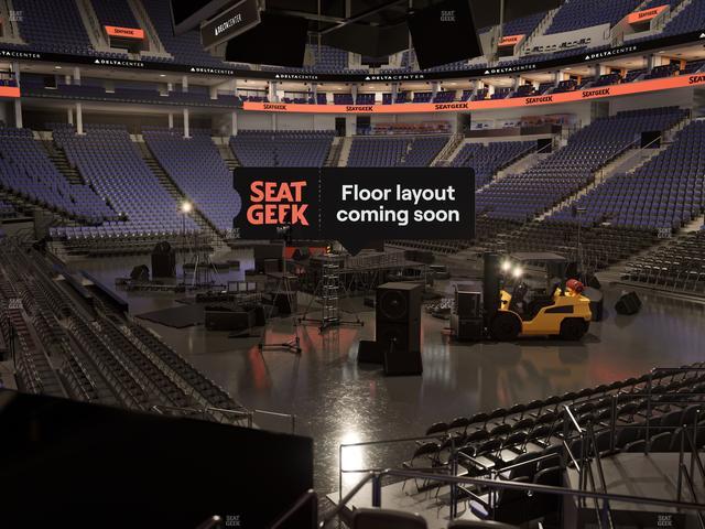 Delta Center - Section 4 Seat View