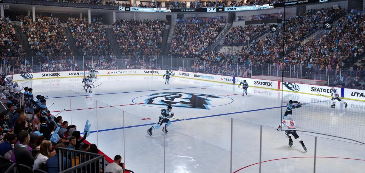 Delta Center - Section 4 Seat View