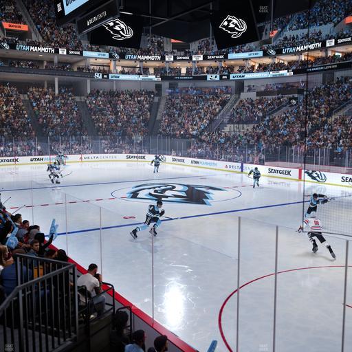 Delta Center - Section 4 Seat View