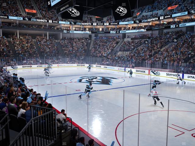 Delta Center - Section 4 Seat View