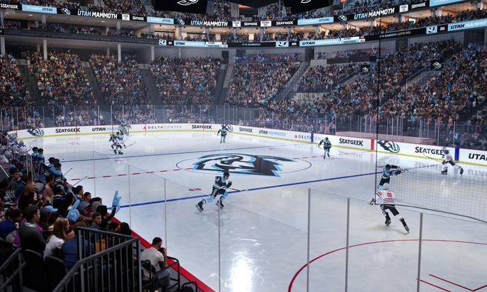 Delta Center - Section 4 Seat View