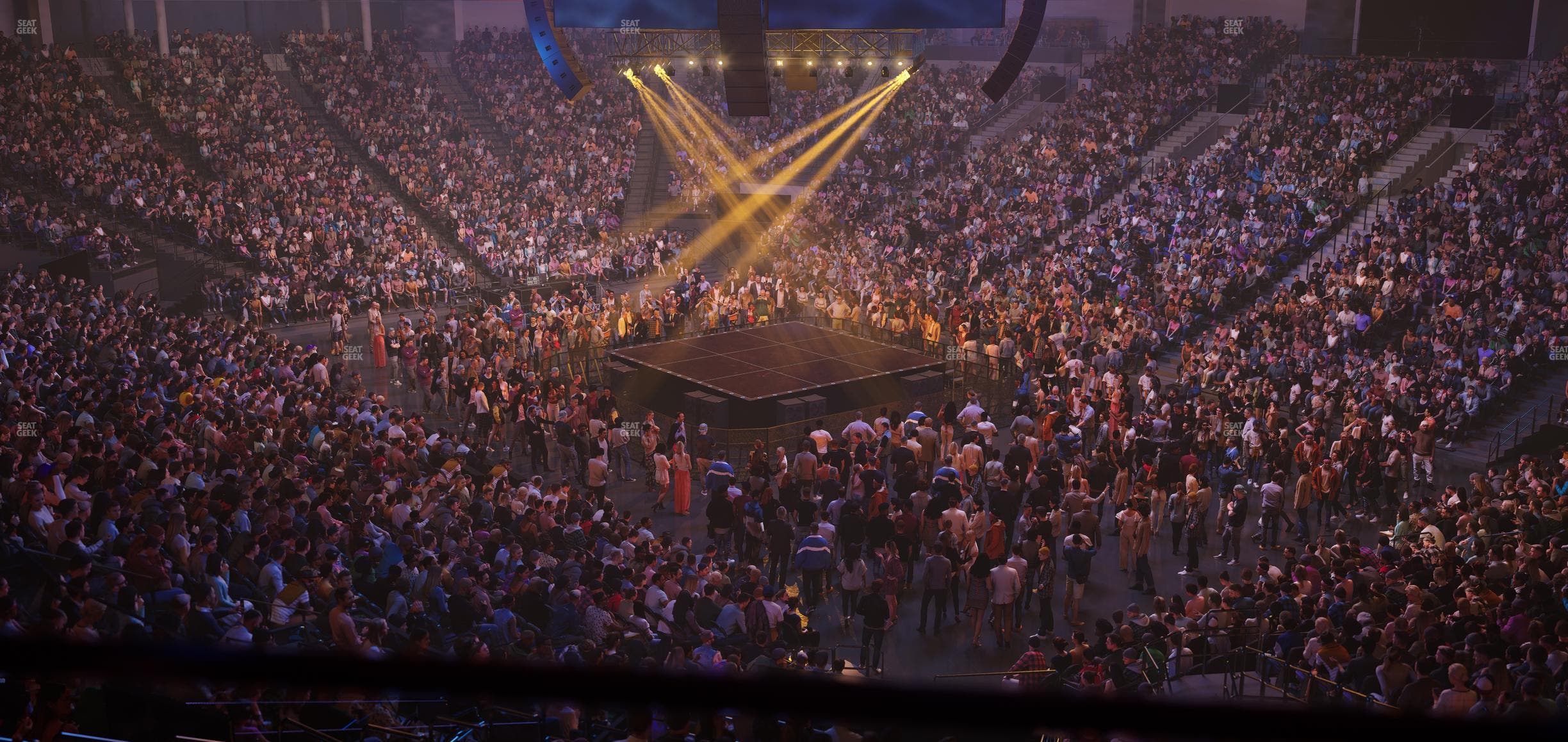 Delta Center - Section 4 Seat View