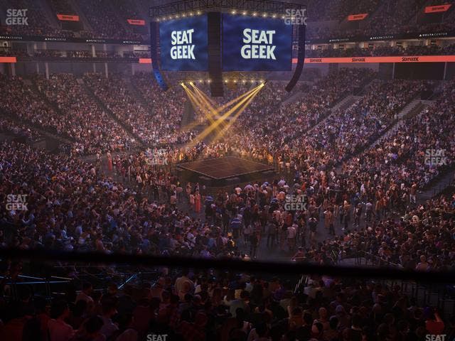 Delta Center - Section 4 Seat View