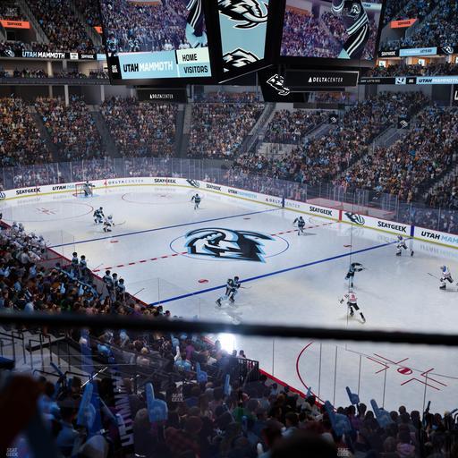 Delta Center - Section 4 Seat View