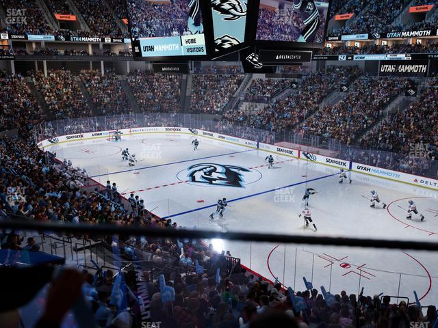 Delta Center - Section 4 Seat View