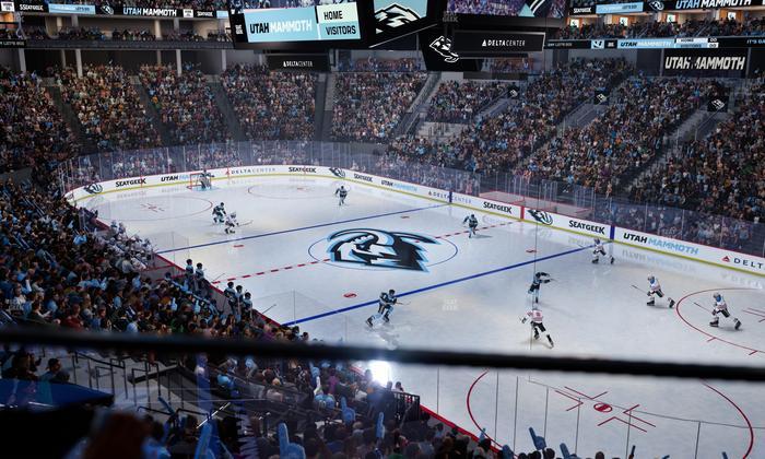 Delta Center - Section 4 Seat View