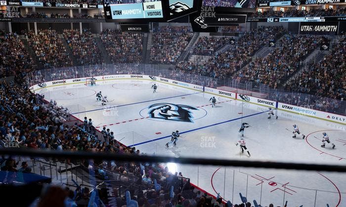 Delta Center - Section 4 Seat View