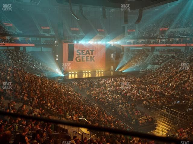 Delta Center - Section 4 Seat View