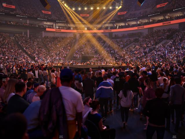 Delta Center - Section 5 Seat View