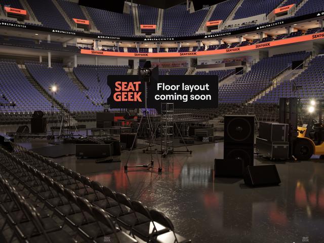 Delta Center - Section 5 Seat View