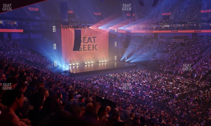 Delta Center - Section 5 Seat View