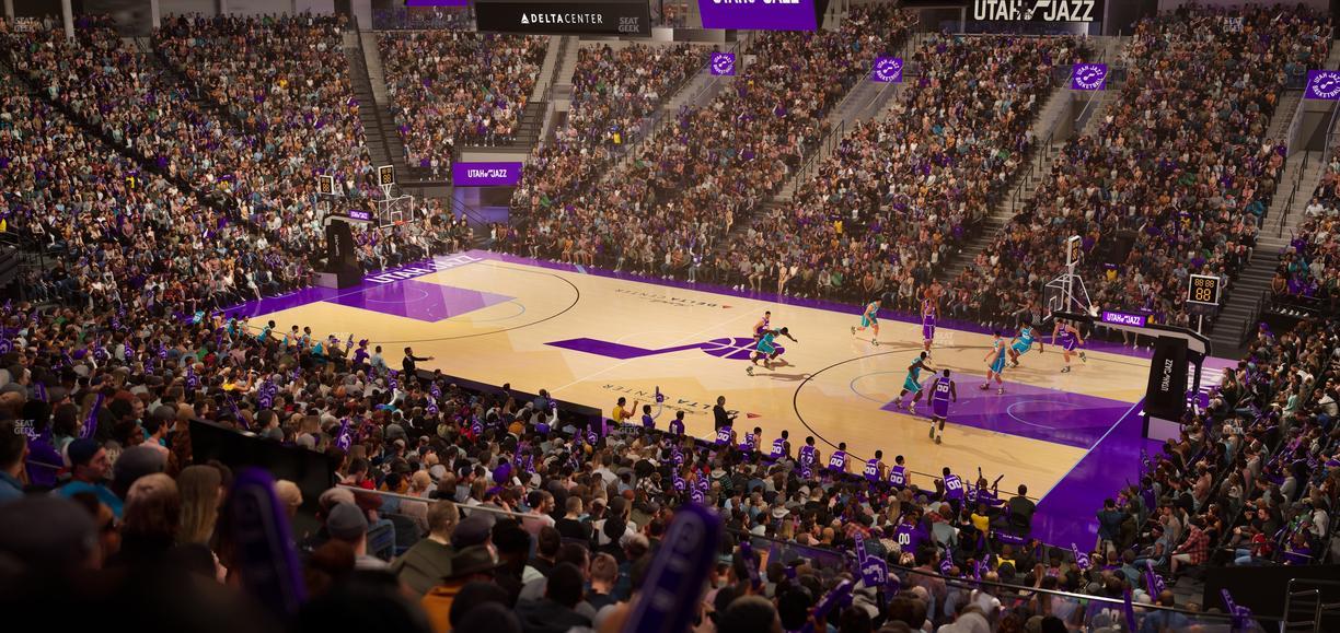 Delta Center - Section 5 Seat View