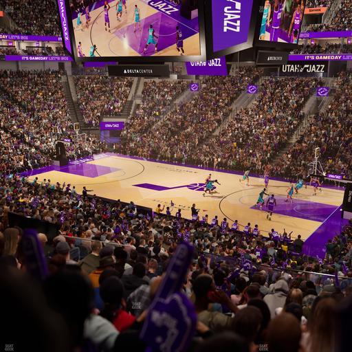 Delta Center - Section 5 Seat View