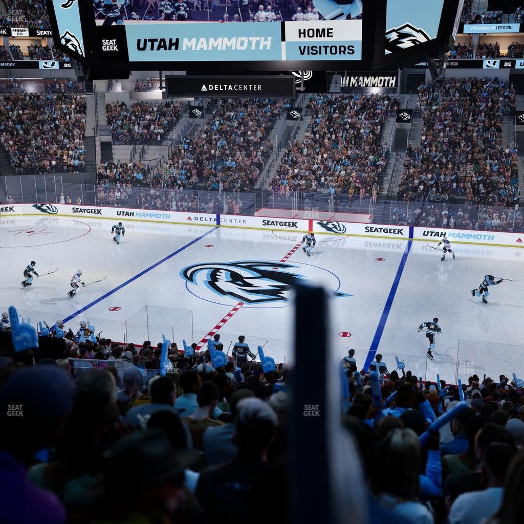 Delta Center - Section 6 Seat View