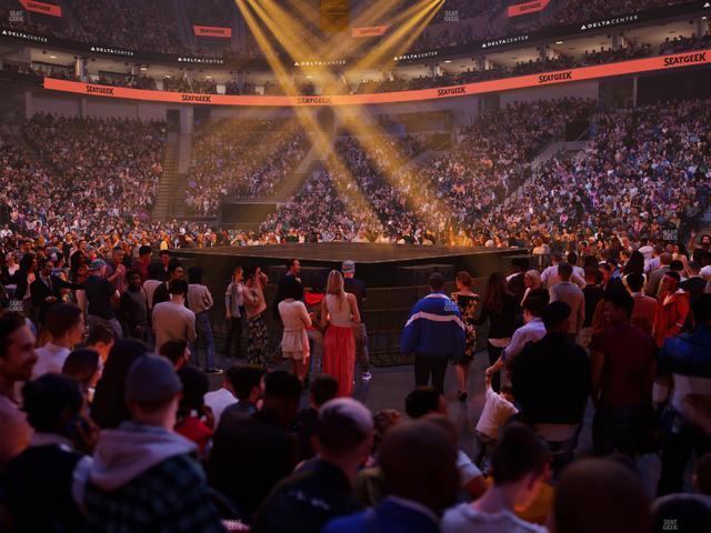 Delta Center - Section 6 Seat View