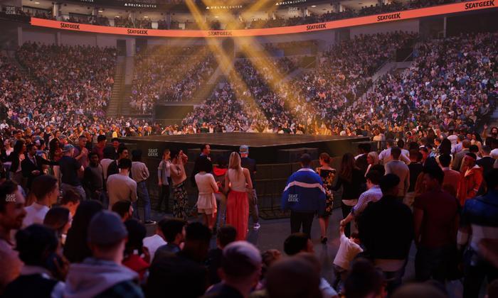 Delta Center - Section 6 Seat View
