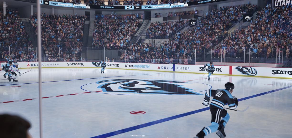 Delta Center - Section 6 Seat View