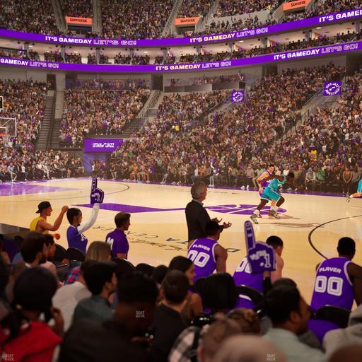 Delta Center - Section 6 Seat View