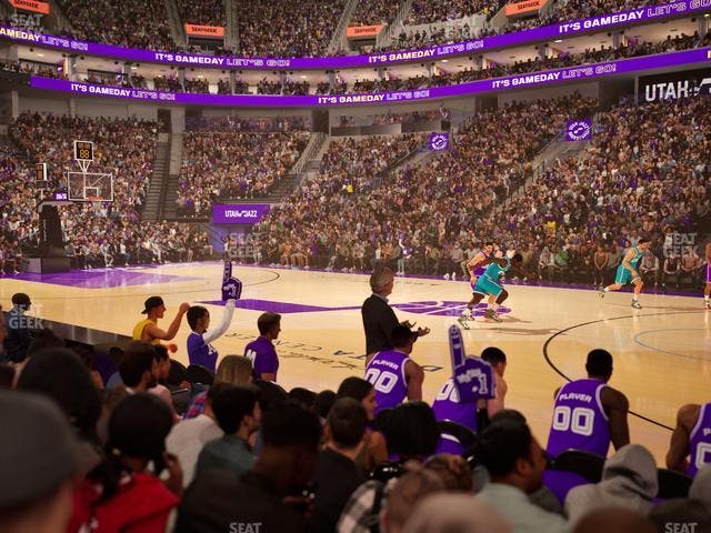 Delta Center - Section 6 Seat View