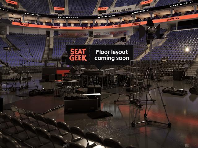 Delta Center - Section 6 Seat View