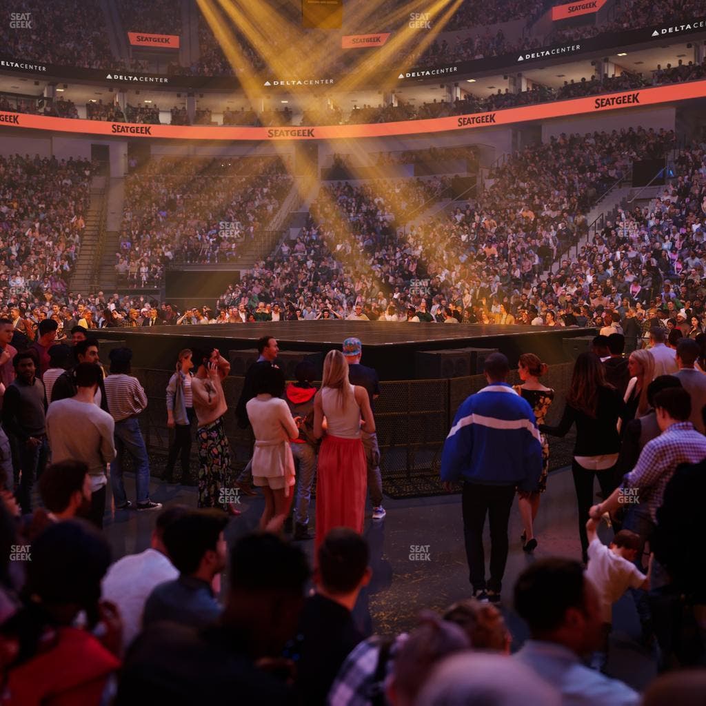 Delta Center - Section 6 Seat View