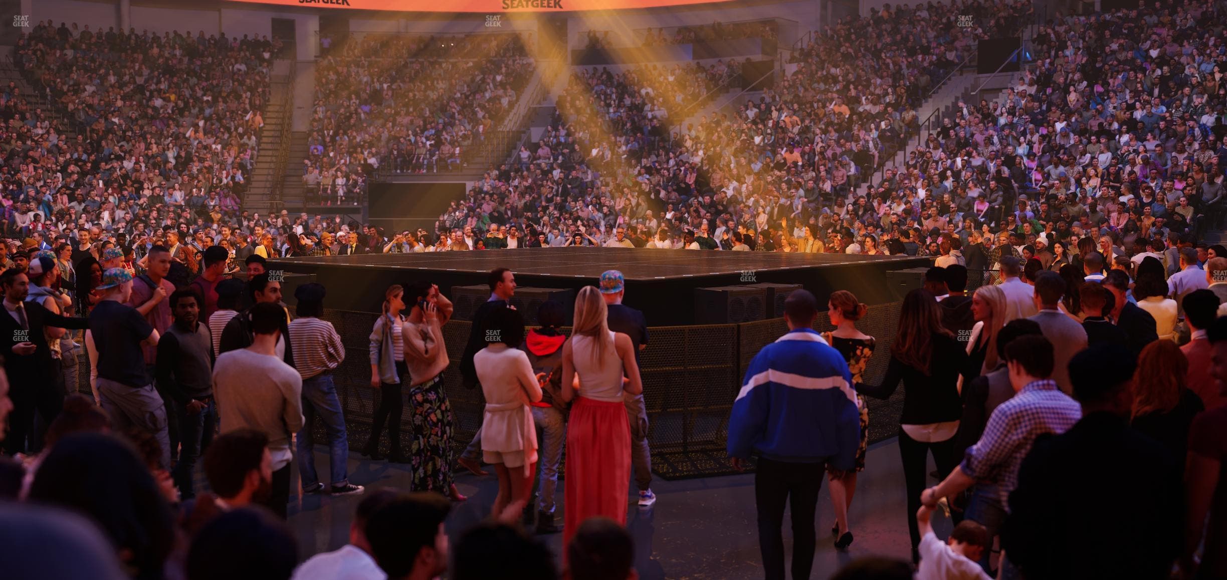 Delta Center - Section 6 Seat View