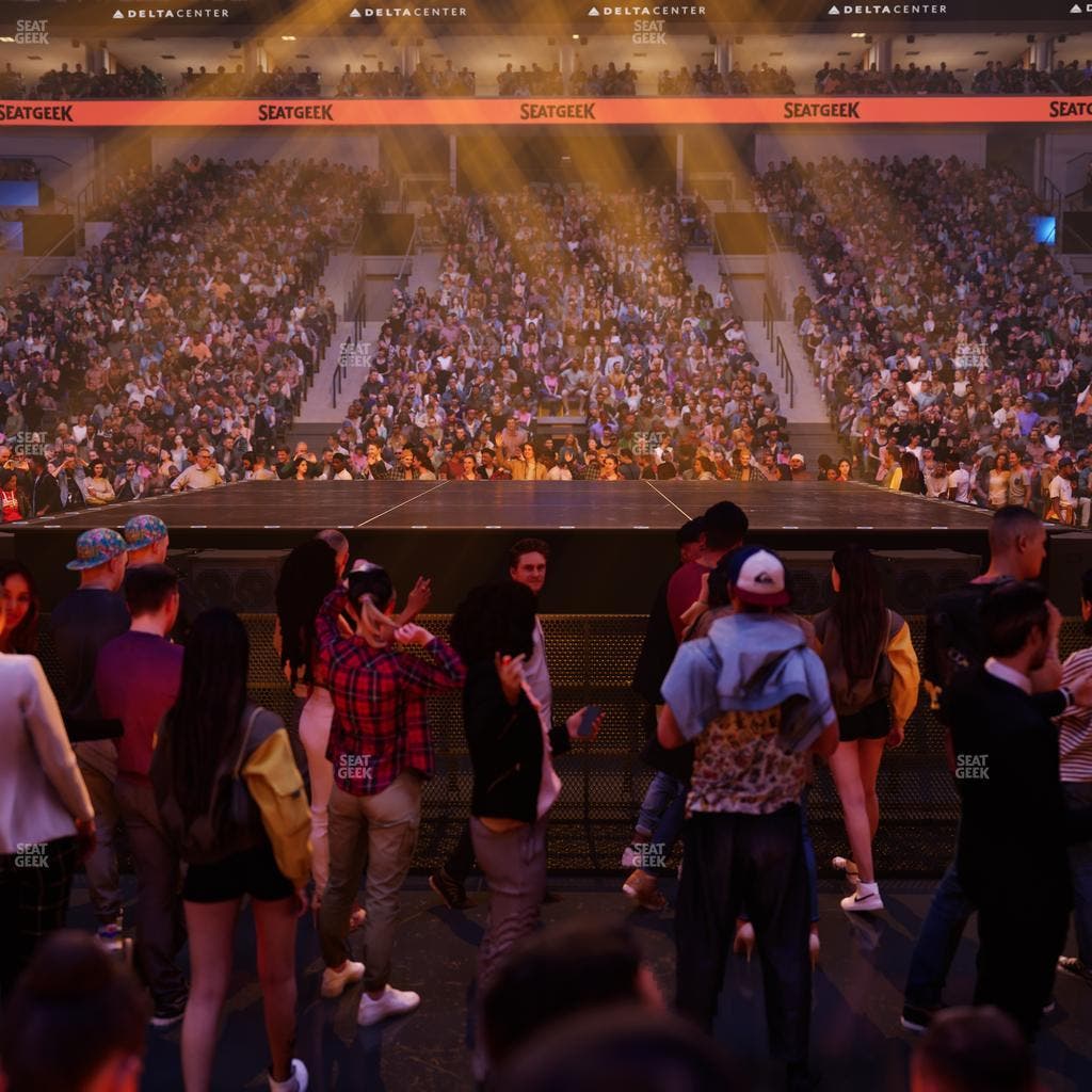 Delta Center - Section 7 Seat View