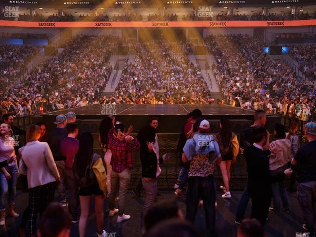 Delta Center - Section 7 Seat View