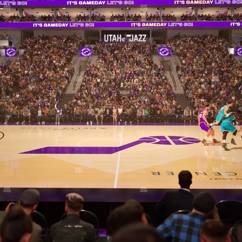 Delta Center - Section 7 Seat View