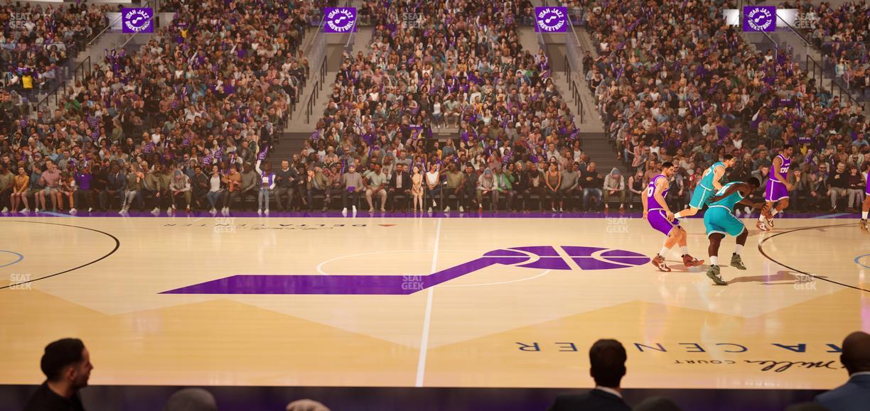 Delta Center - Section 7 Seat View