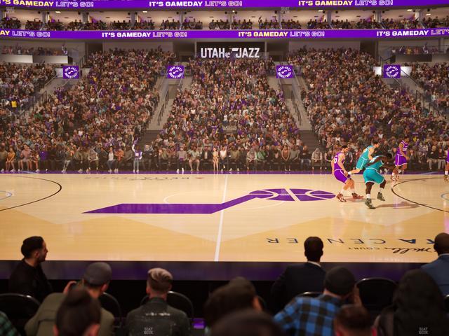 Delta Center - Section 7 Seat View Delta Center - Section 7 Seat View