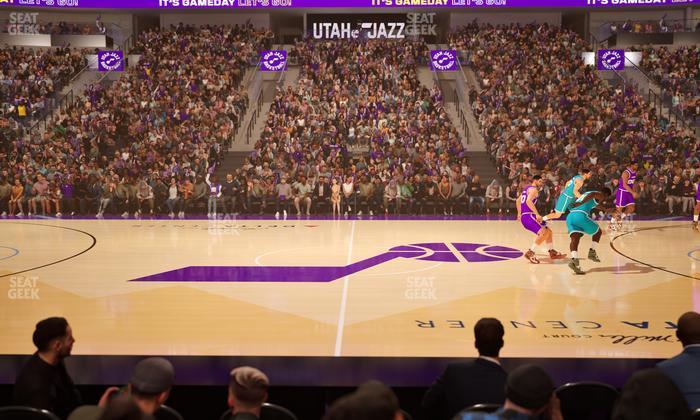 Delta Center - Section 7 Seat View