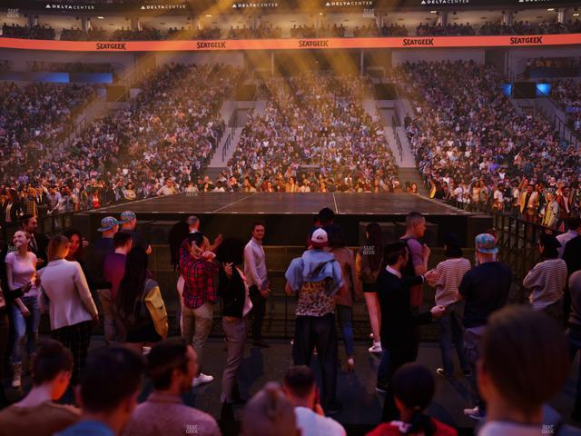 Delta Center - Section 7 Seat View