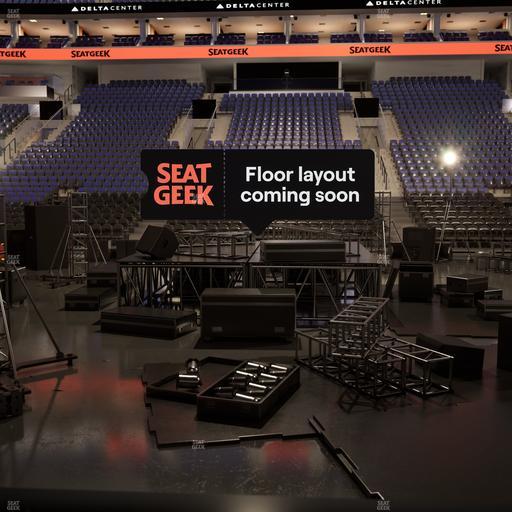 Delta Center - Section 7 Seat View