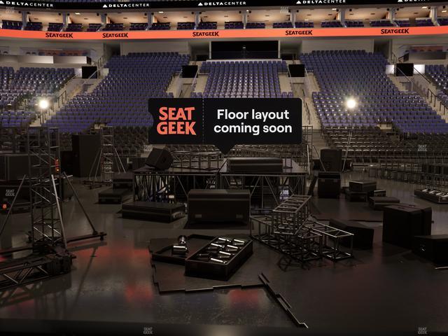 Delta Center - Section 7 Seat View