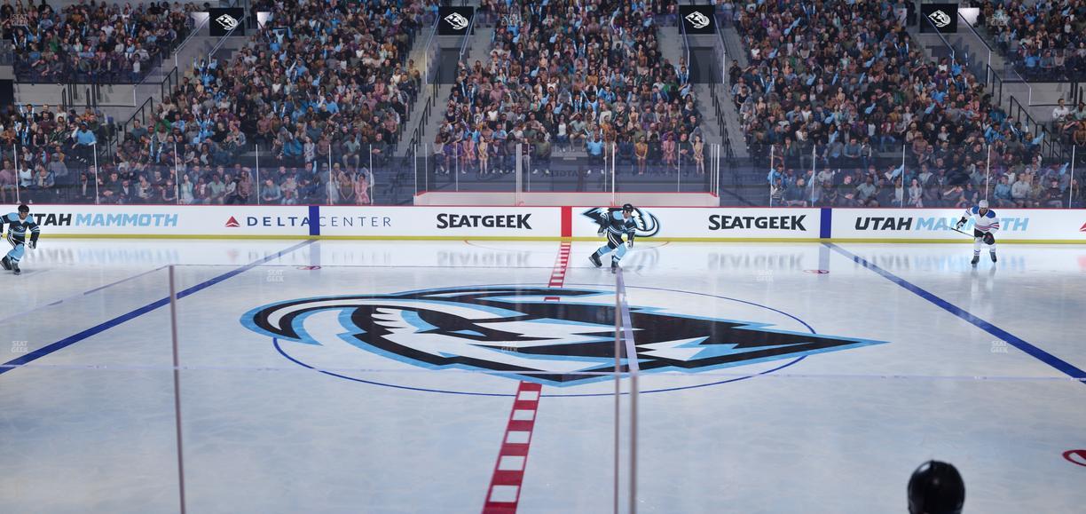 Delta Center - Section 7 Seat View