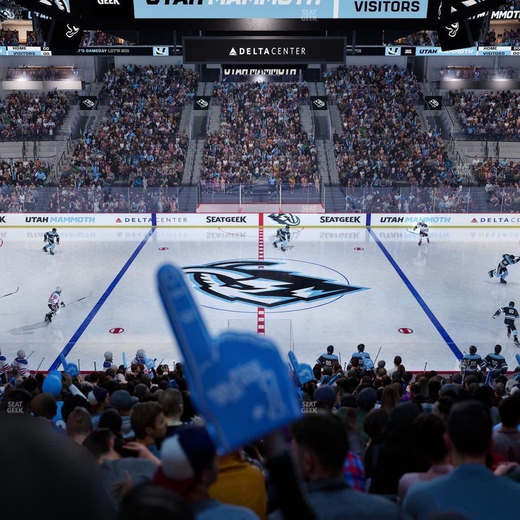 Delta Center - Section 7 Seat View