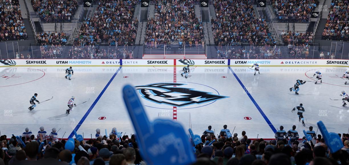 Delta Center - Section 7 Seat View