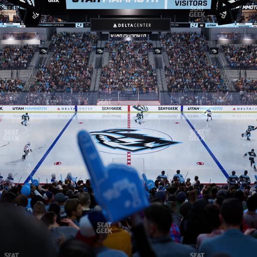 Delta Center - Section 7 Seat View