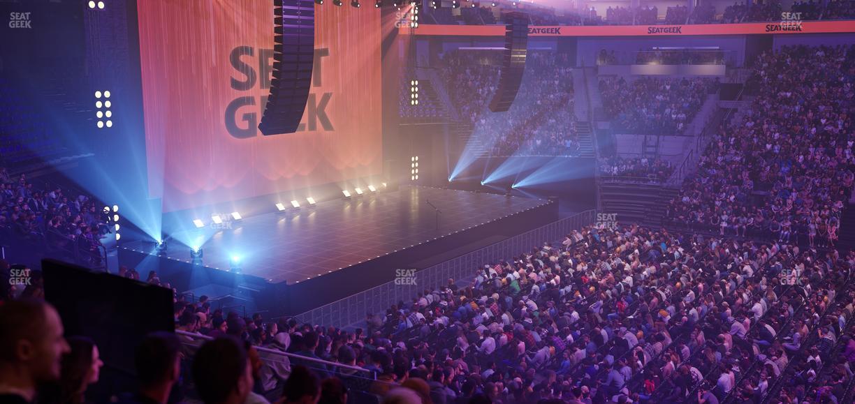 Delta Center - Section 7 Seat View