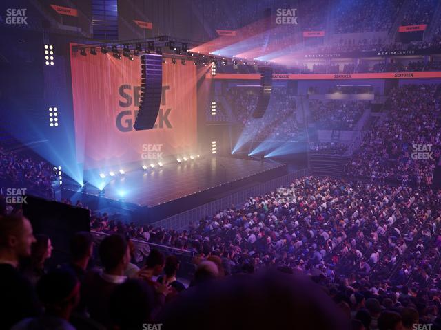 Delta Center - Section 7 Seat View