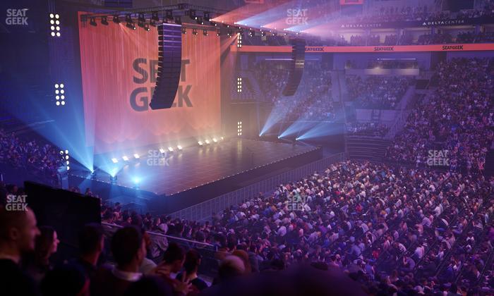 Delta Center - Section 7 Seat View