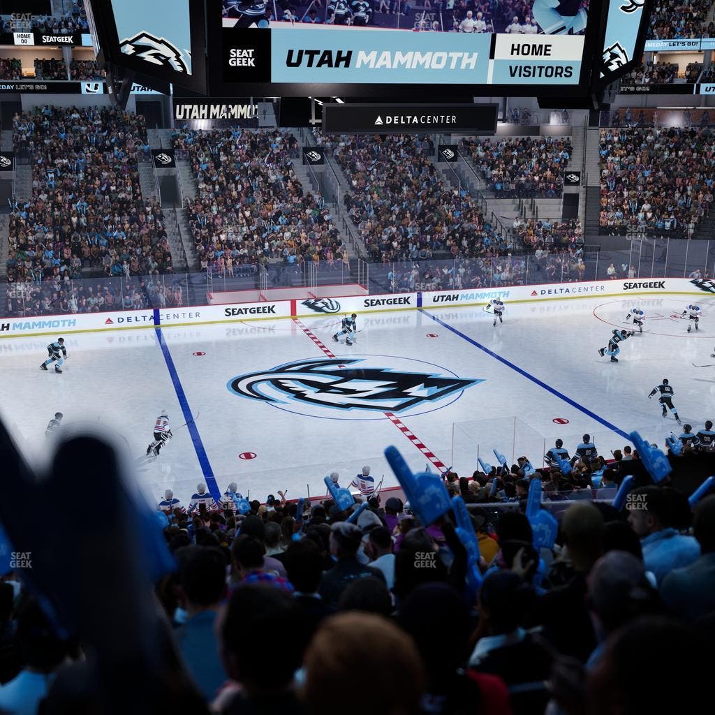 Delta Center - Section 8 Seat View