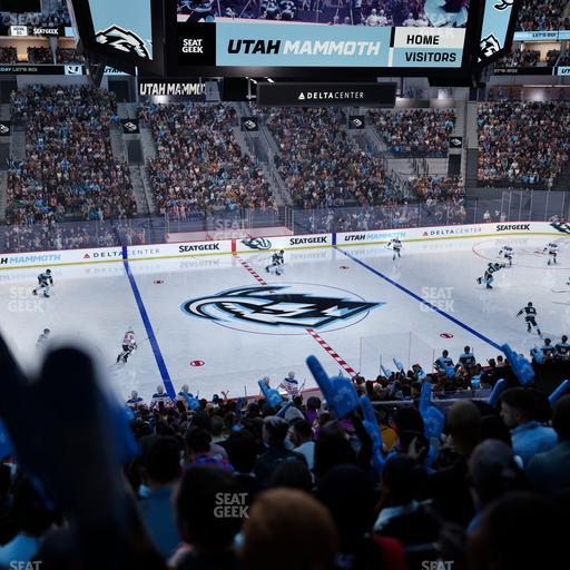 Delta Center - Section 8 Seat View