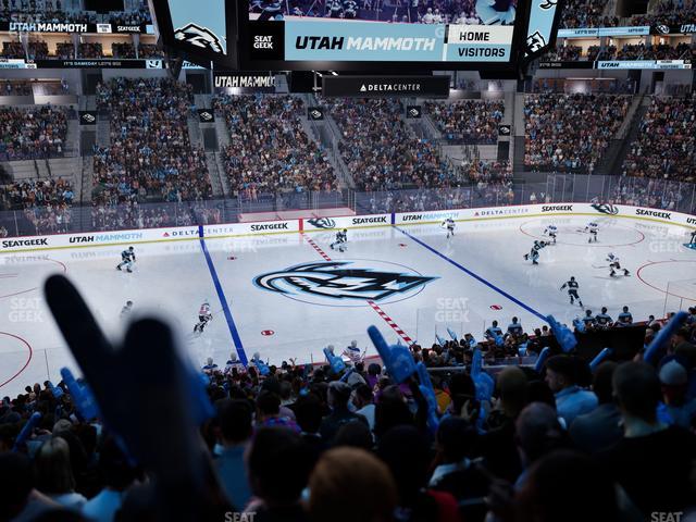 Delta Center - Section 8 Seat View