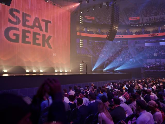 Delta Center - Section 8 Seat View