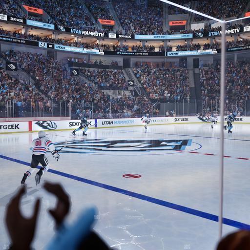 Delta Center - Section 8 Seat View