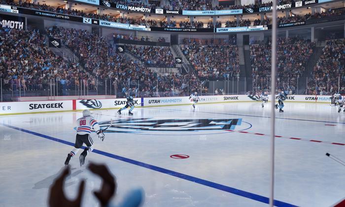 Delta Center - Section 8 Seat View