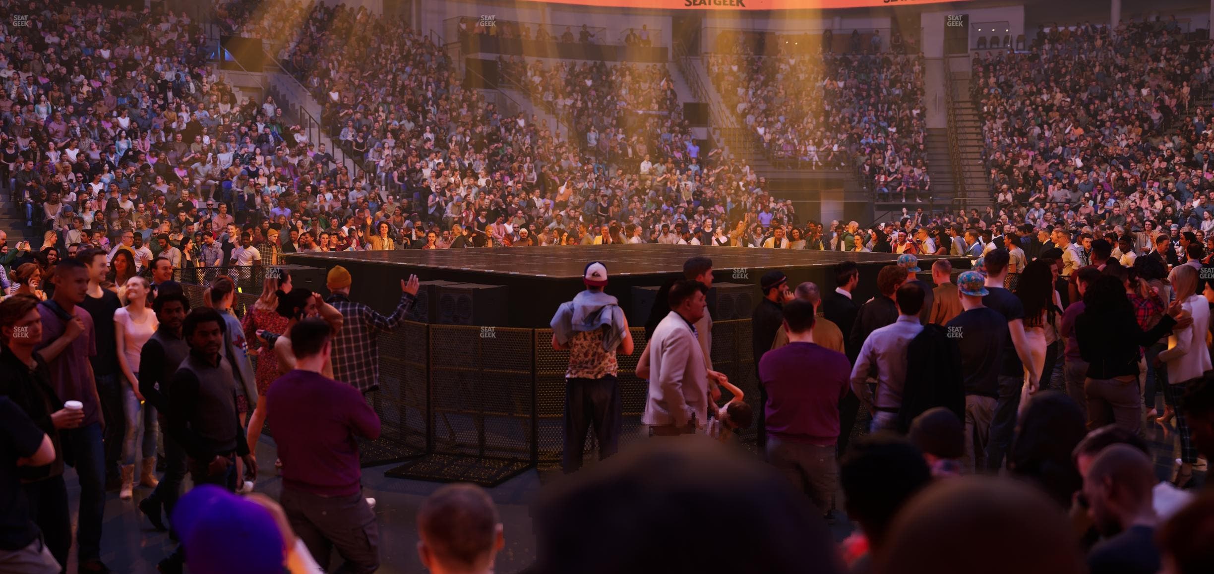 Delta Center - Section 8 Seat View