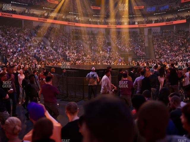 Delta Center - Section 8 Seat View